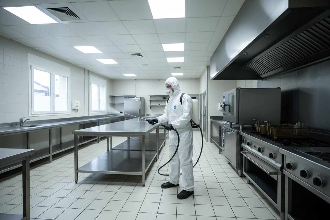 Désinfection HACCP à Nanterre pour cuisines et agroalimentaire